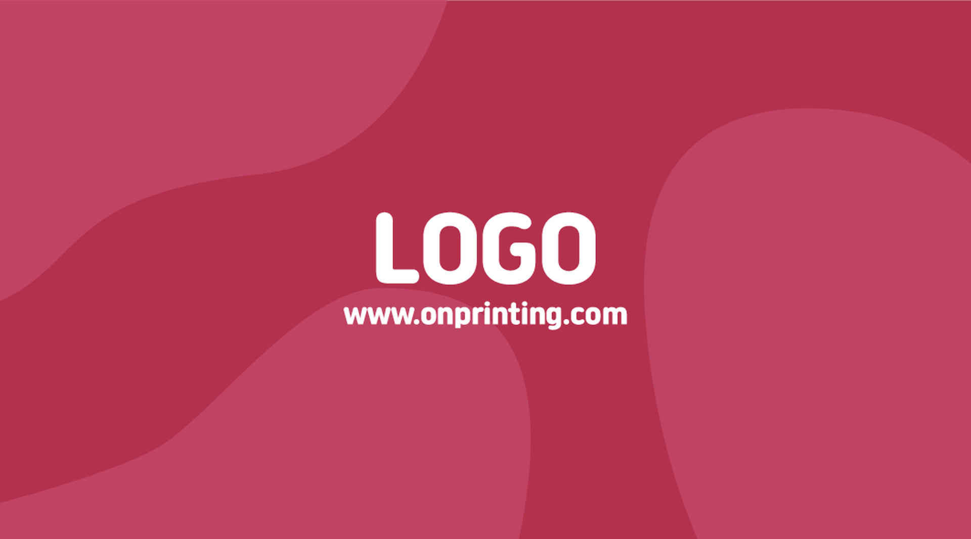 레드 심플 명함